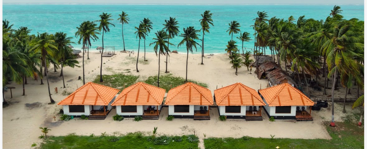 Panoramic View of Romantic Lakshadweep Island Vacation